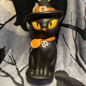 Target black cat w/ hat light up blow mold Halloween 2021